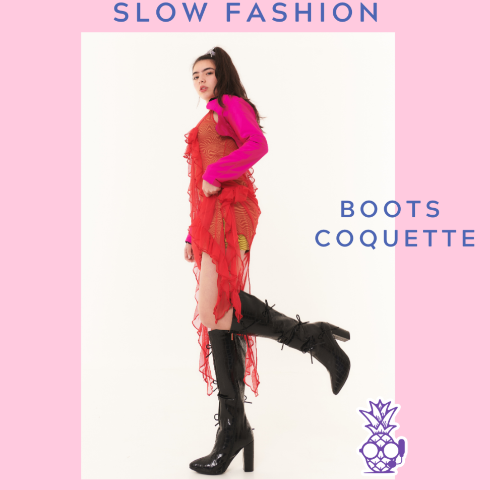 Boots Coquette Negro - Pinayapple